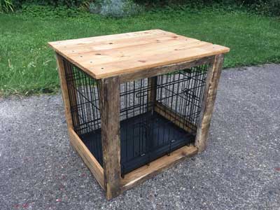 recycled dog crate